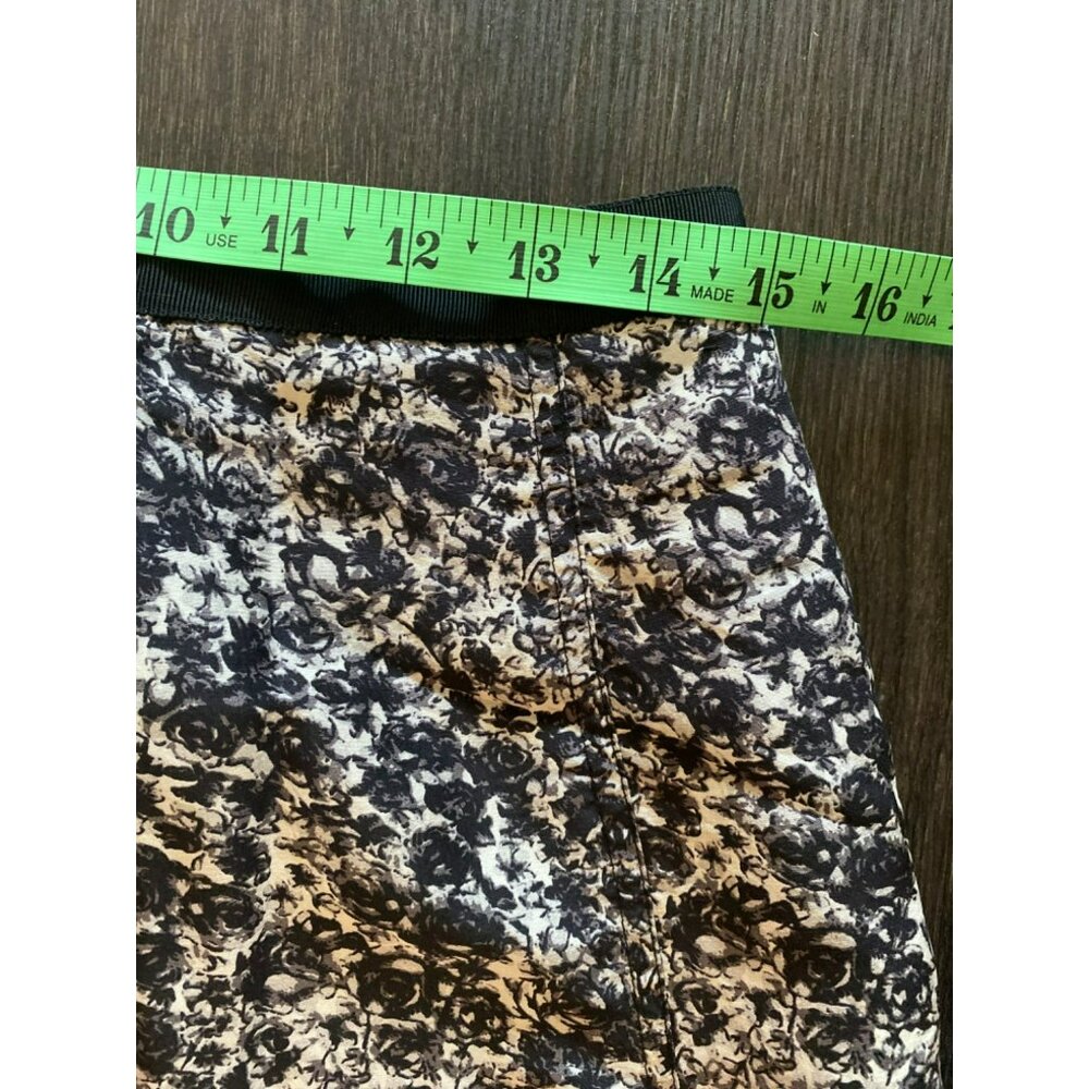 Vintage Banana Republic Silk Floral Skirt Size 10 - Picture 5 of 7